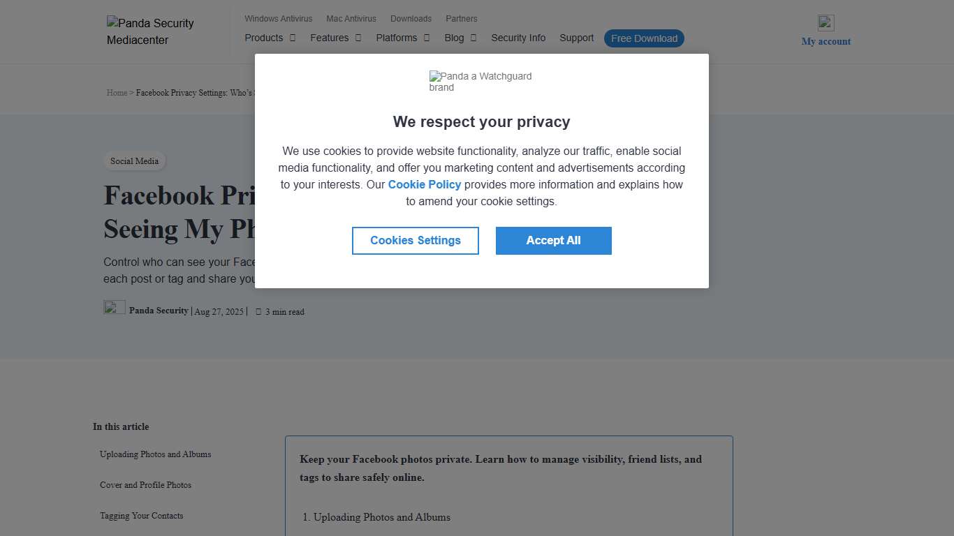 Facebook Privacy Settings: Control Who Sees Your Photos